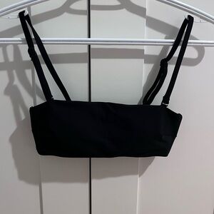 Aerie strapless/bandeau bikini top with removable straps - size xs